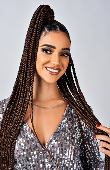 X-pression Ultra Braid Pre-stretch in colour 1B/30