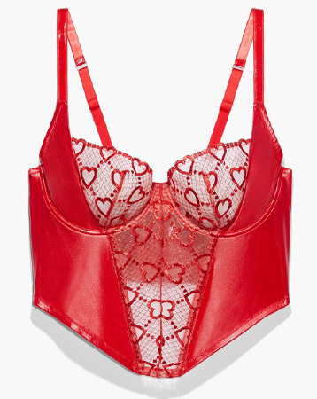 Savage x Fenty Glossy Flossy Bustier
