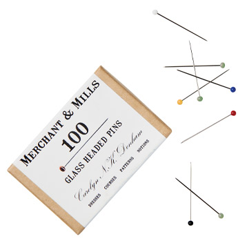 Merchant & Mills Glass Headed Pins