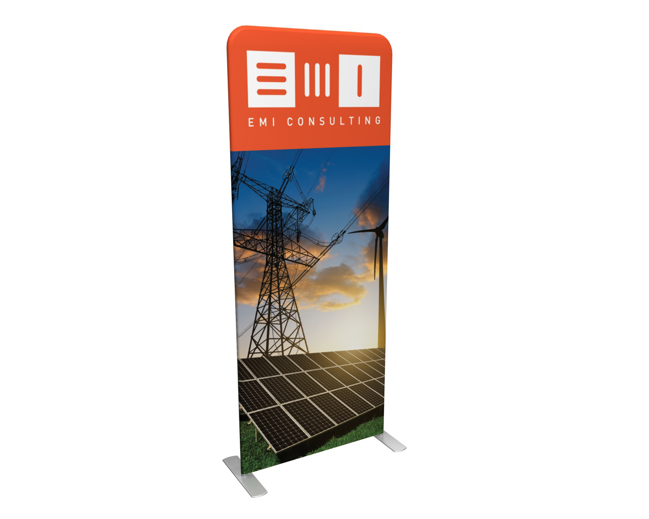 Waveline 36" DoubleSided Banner Stand Trade Show Booth Display