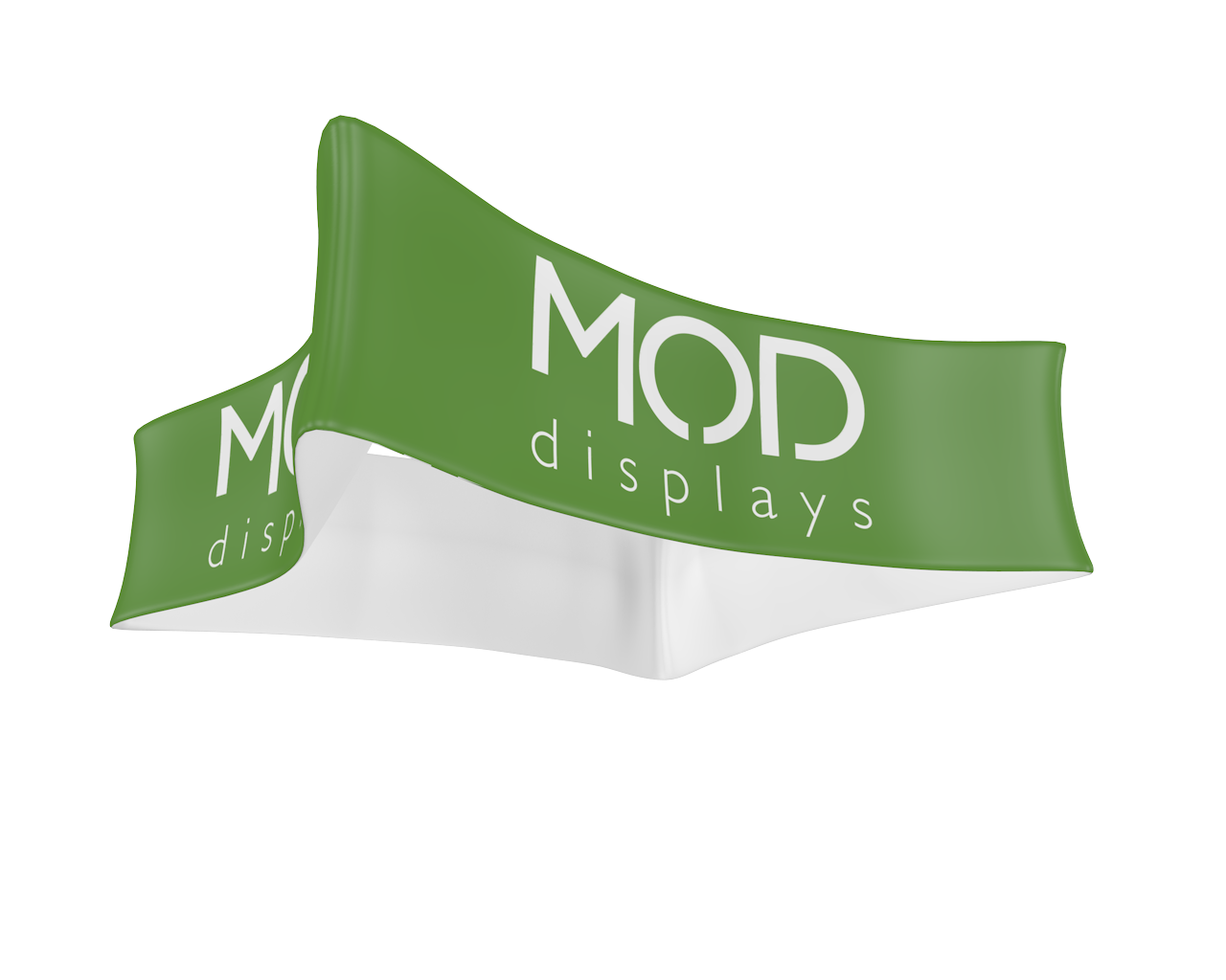 Blimp Quad Curved Hanging Sign Graphic Replacement Graphic