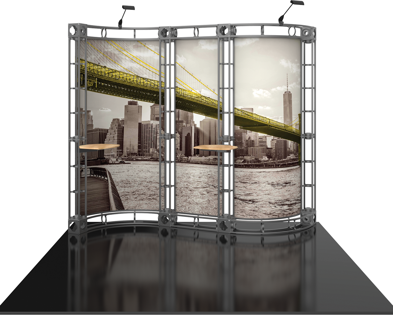 Mercury 10 x 10 Orbital Truss Display Trade Show Booth Display