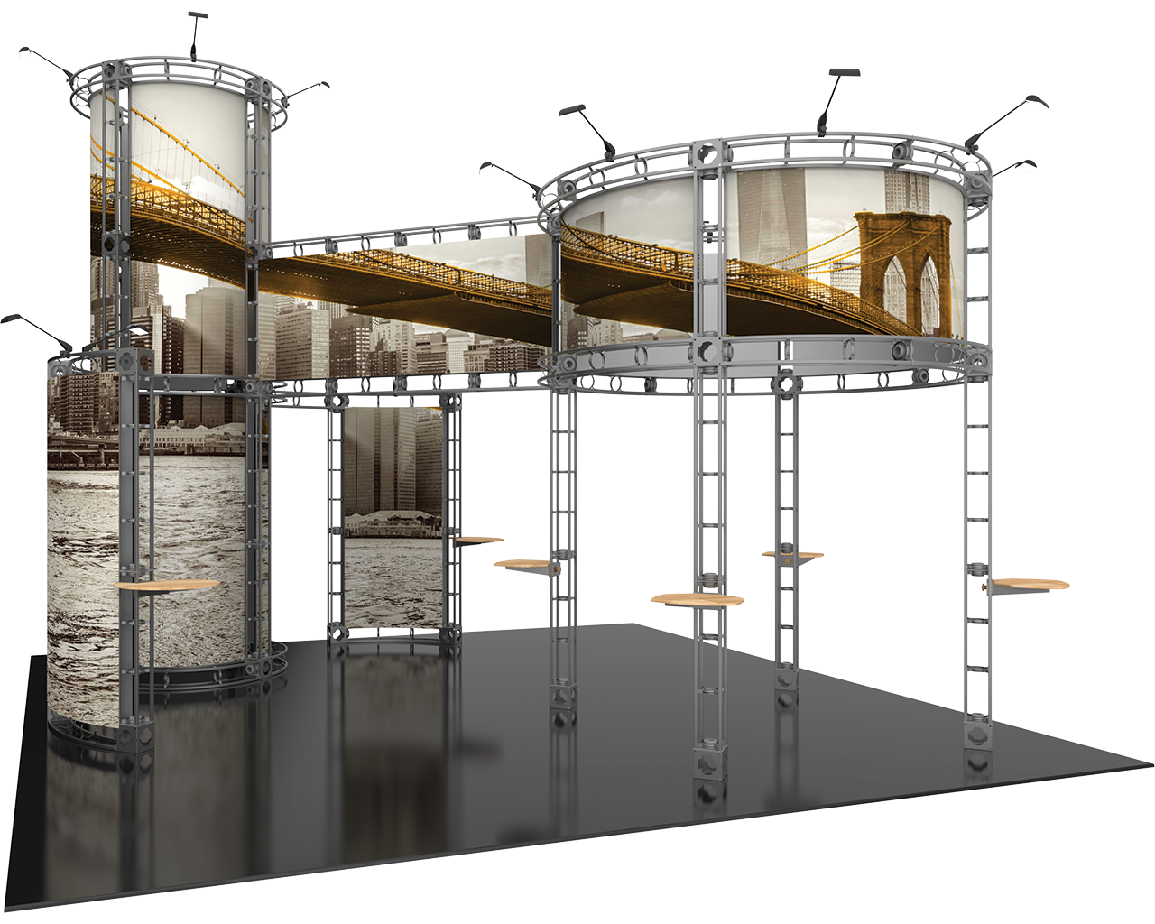 Corvus 20 X Orbital Truss Display Trade Show Booth