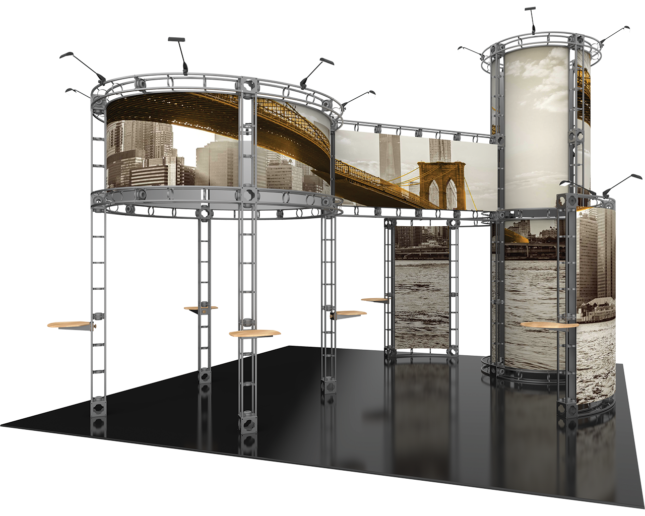 Corvus 20 X Orbital Truss Display Trade Show Booth