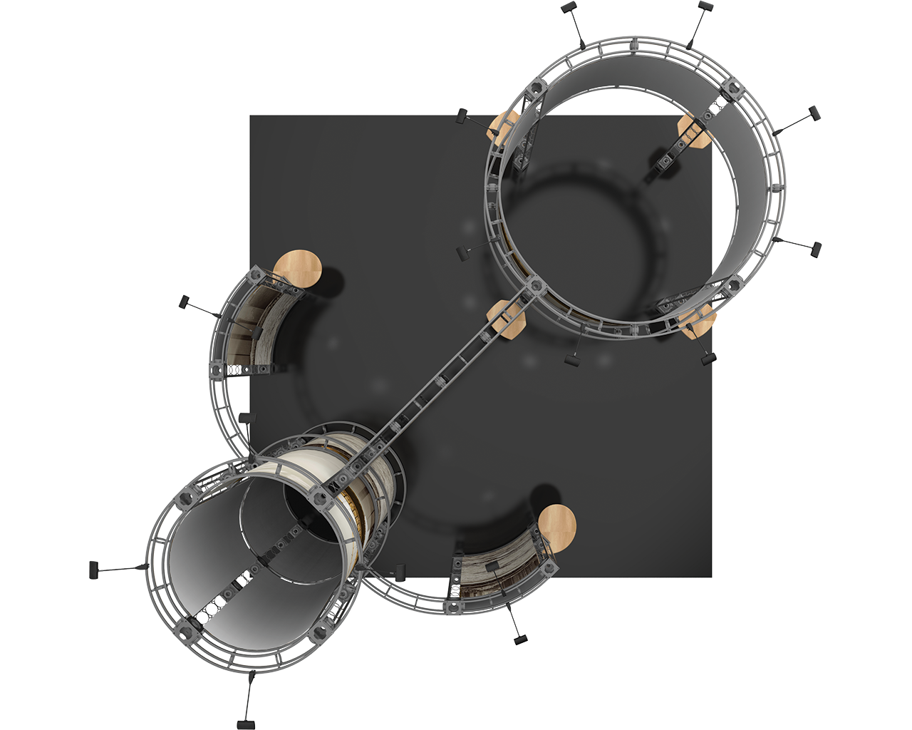 Corvus 20 X Orbital Truss Display Trade Show Booth