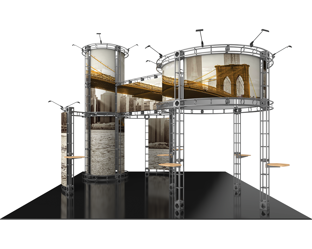 Corvus 20 X Orbital Truss Display Trade Show Booth