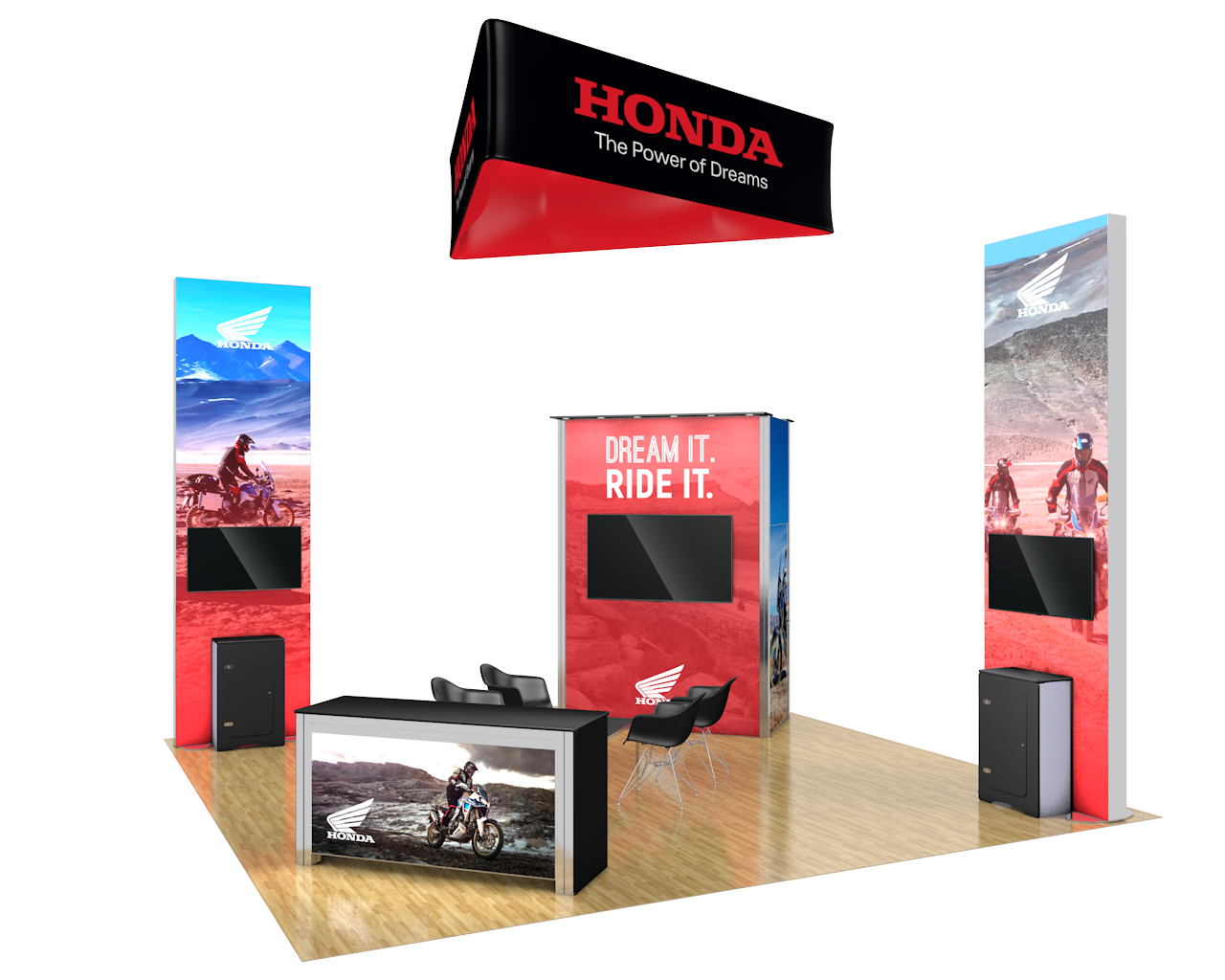 Modular Island Exhibit 2020 02 Trade Show Booth Display