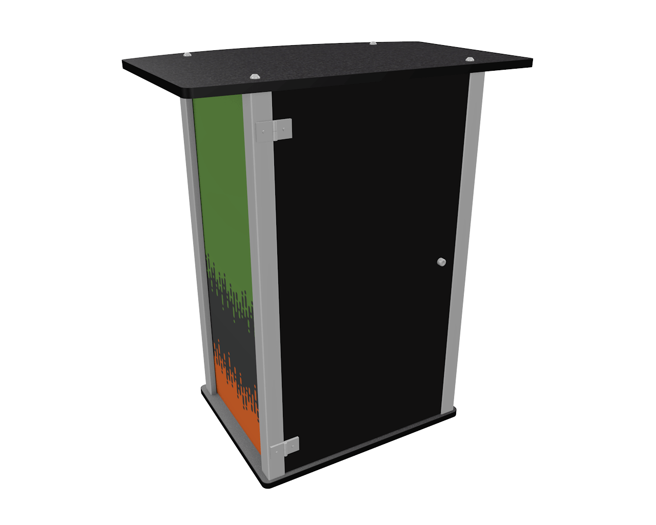 Exhibitline LC1-T1 Locking Counter | Trade Show Counter | MODdisplays