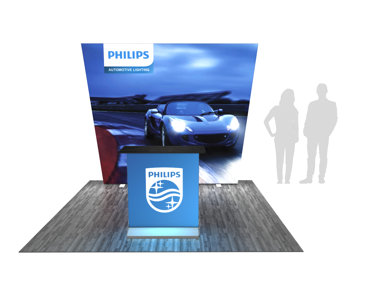 Mod Display BrightLine Backlit Trade Show Display Kit - 10.02 | Exhibit Booth ...