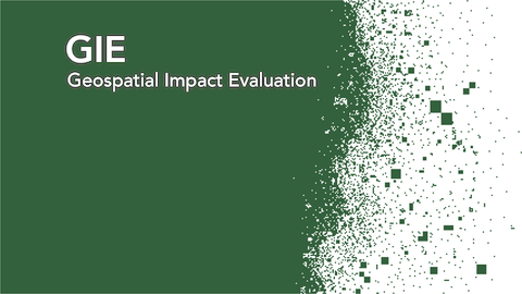 GIE — Geospatial Impact Evaluations