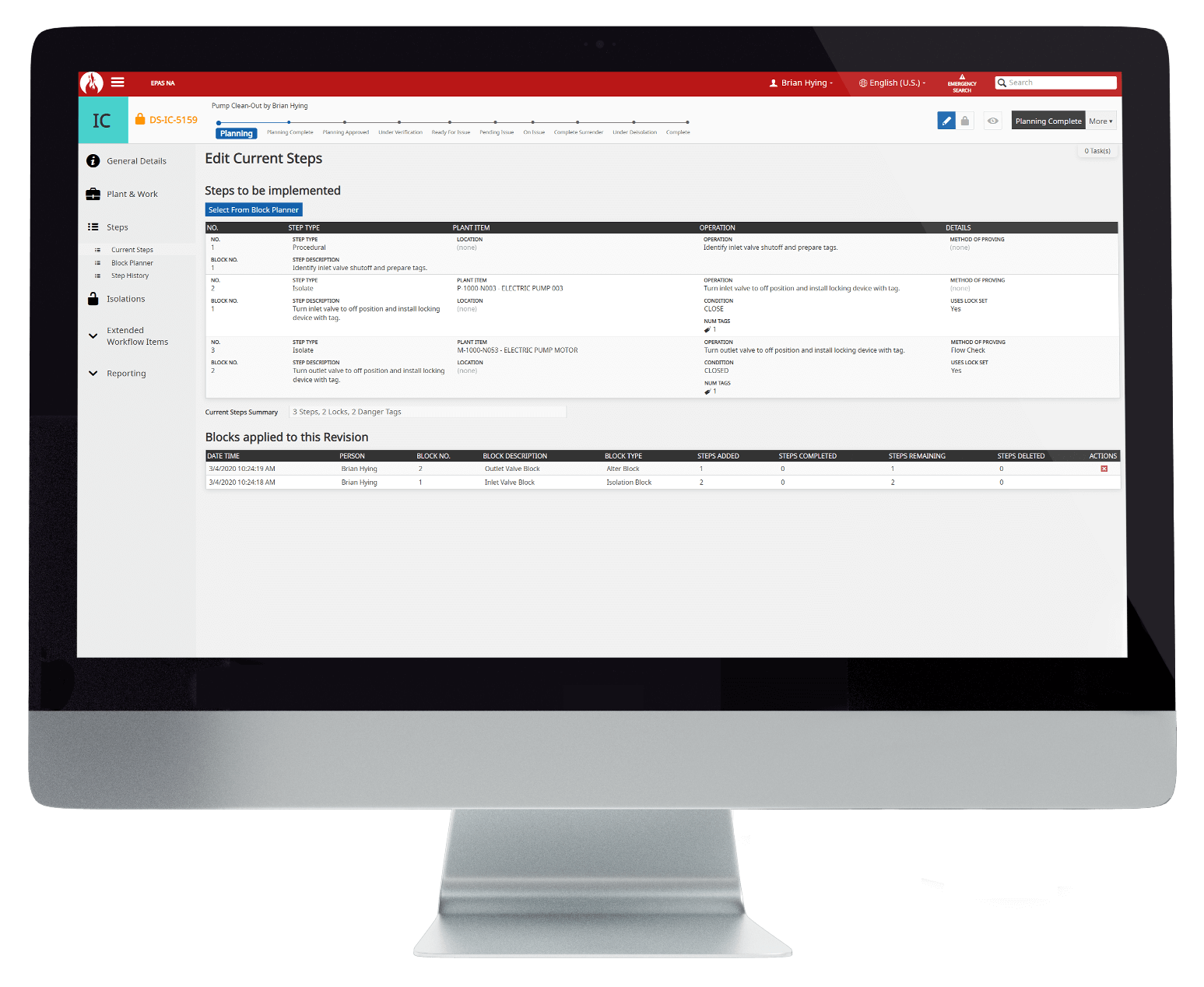 Electronic Work Permit System Permitting & Safety