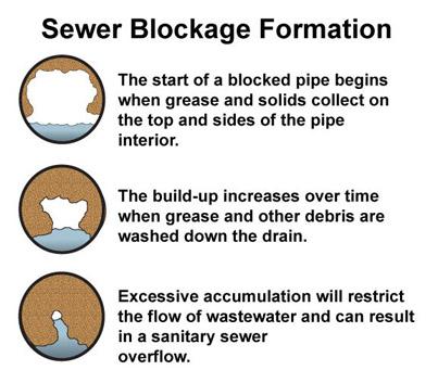 Sewer Blockage Formation