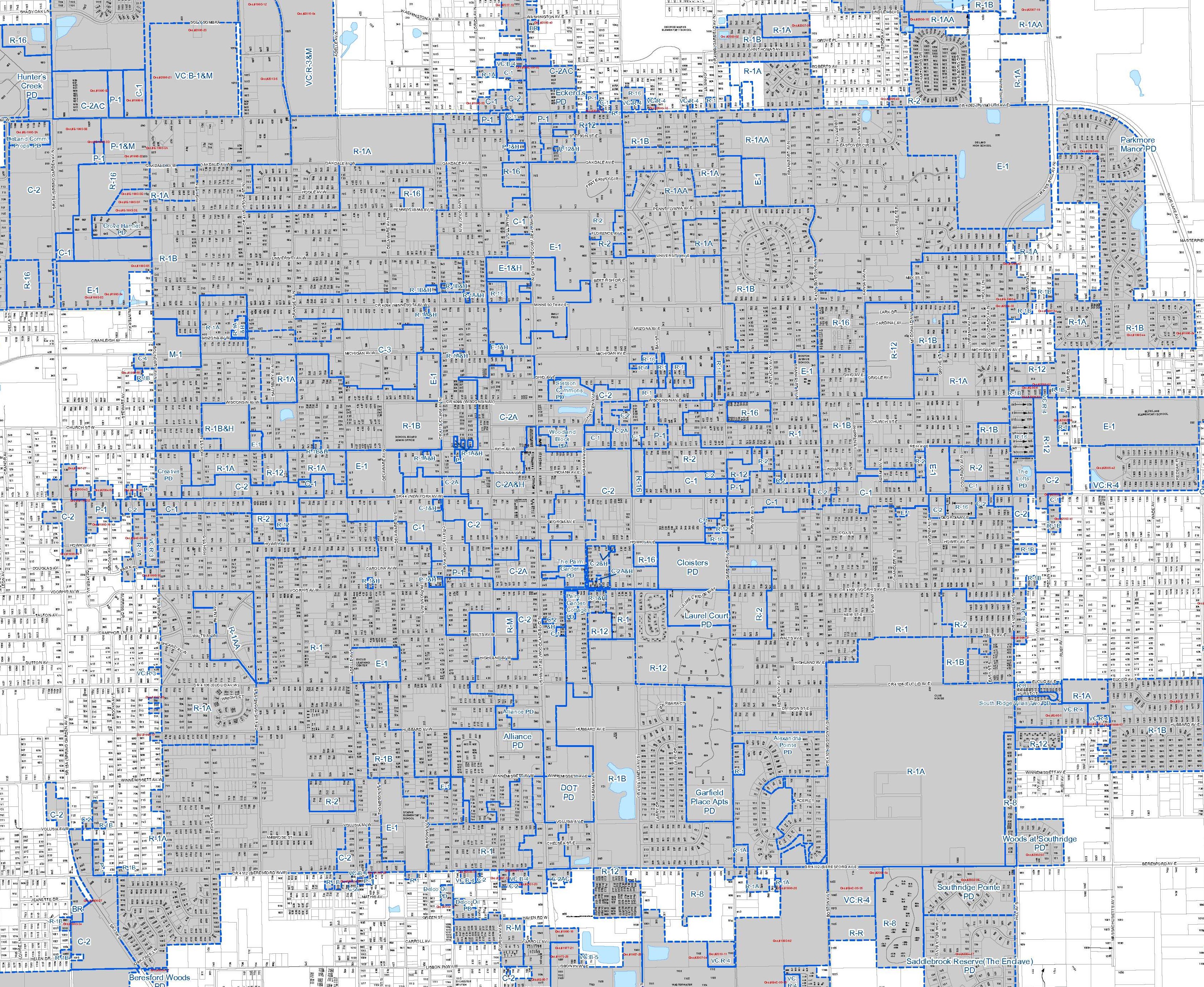 Miami Beach Zoning District Map