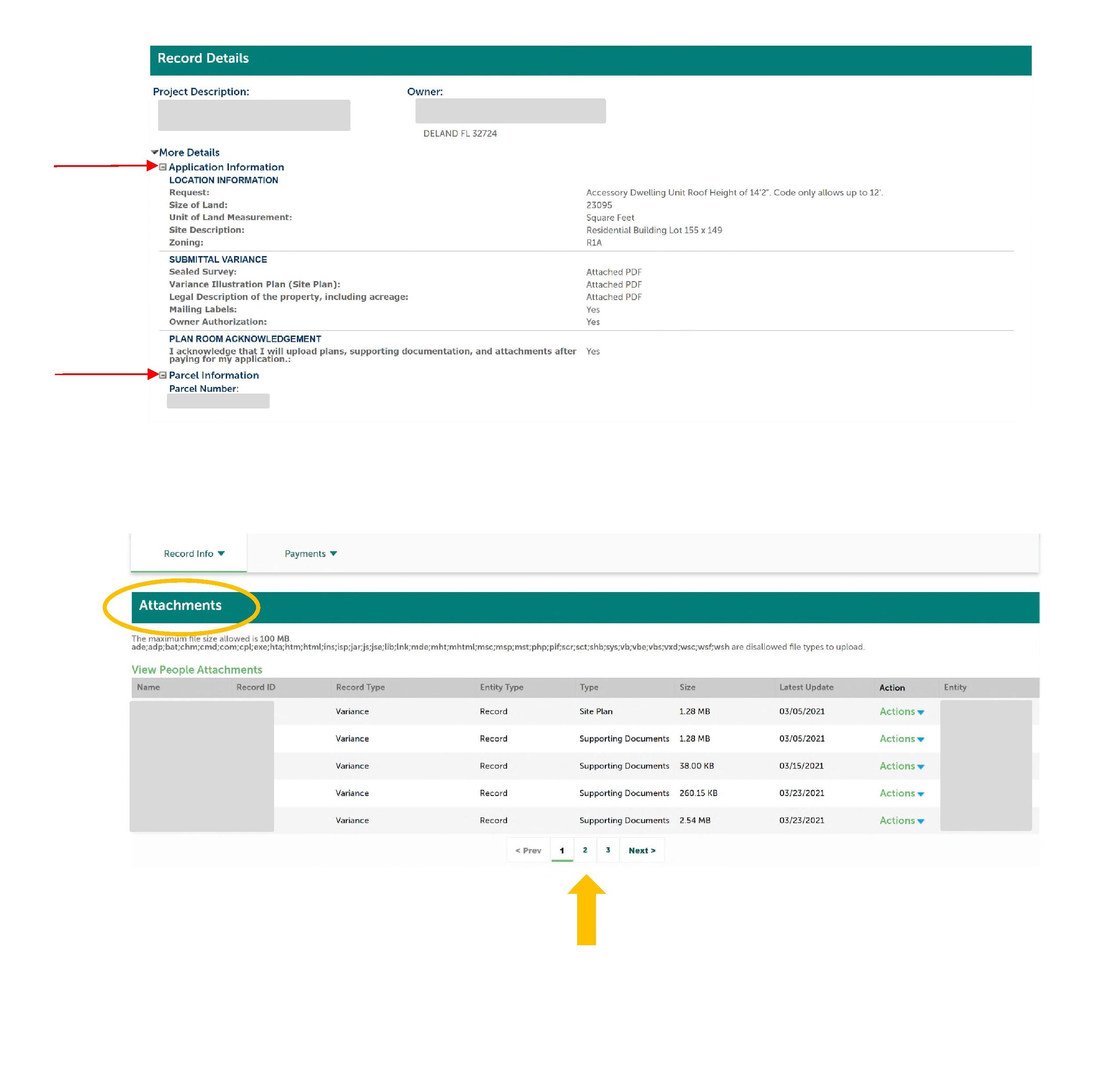 Accela Search Instruction Sheet