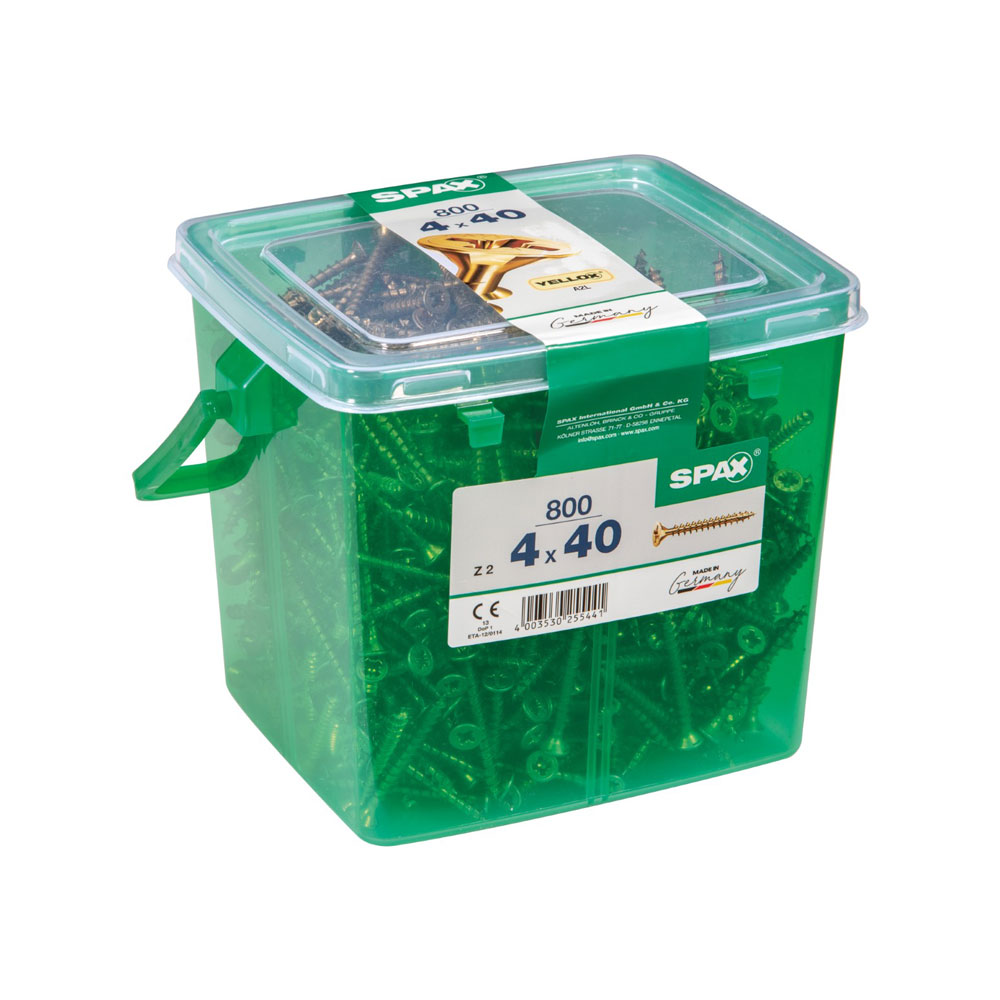 SPAX Universal Screws Tubs - YELLOX