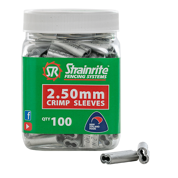 Crimp Sleeves 2.5mm – pottle of 100