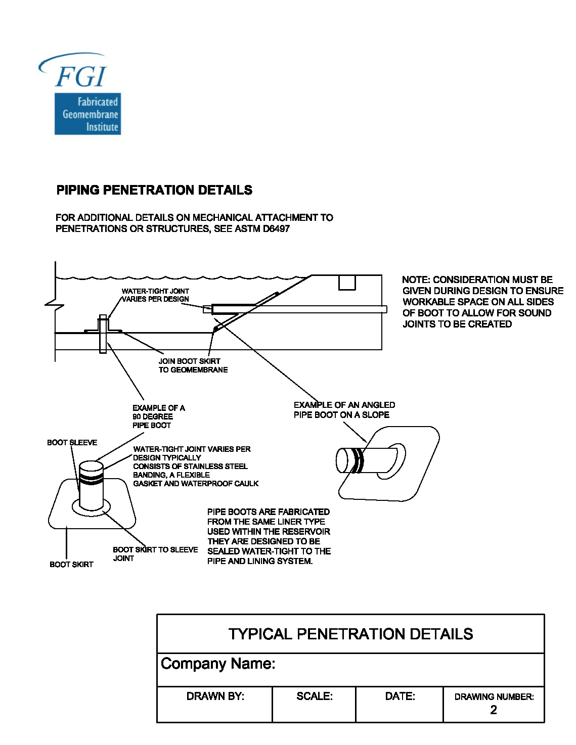 Rooftop conduit boot penetration detail Rooftop conduit boot penetration detail
