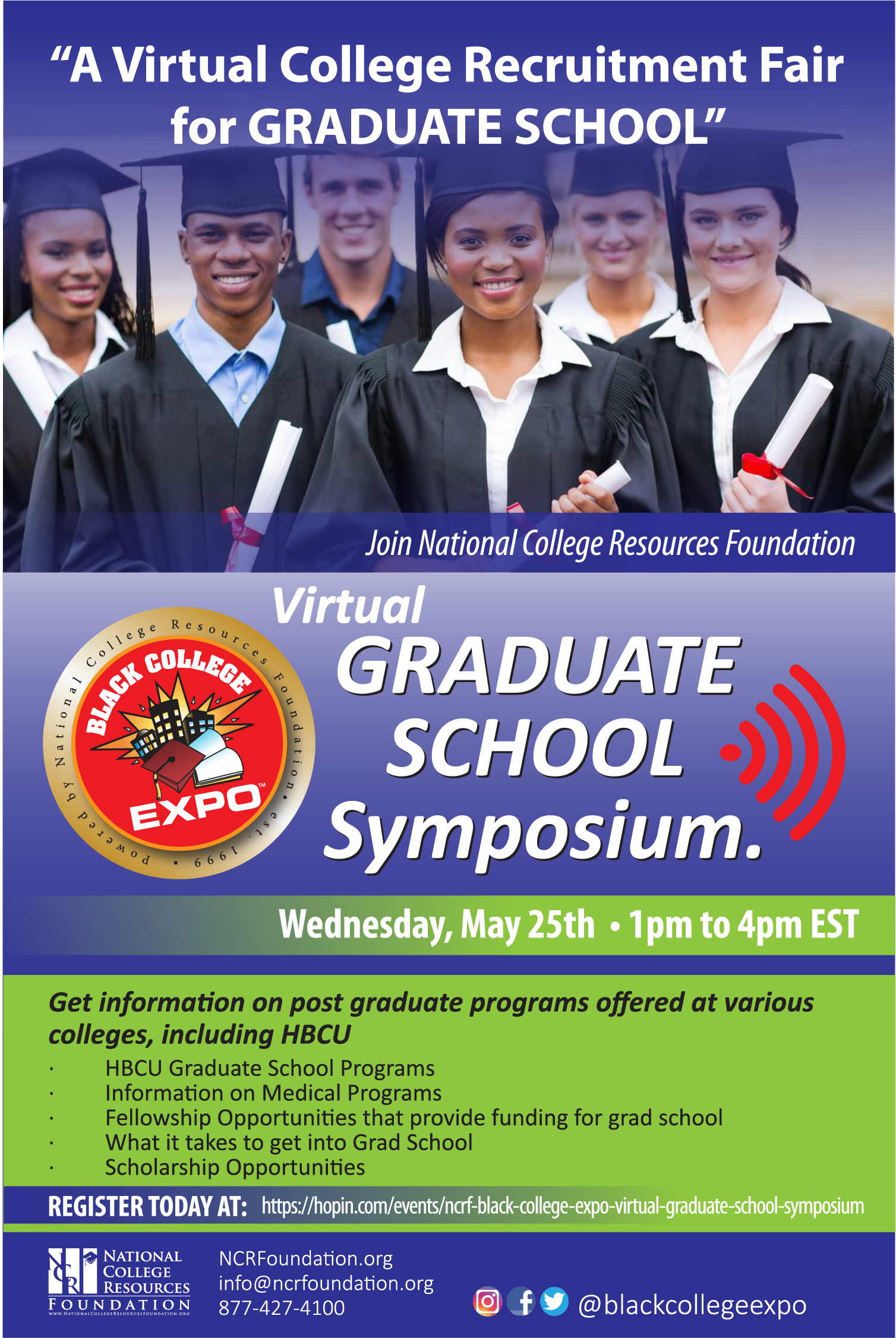 black college expo flyer