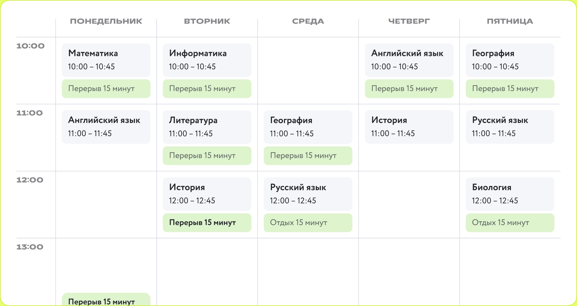 Обучение онлайн пятый класс в школе