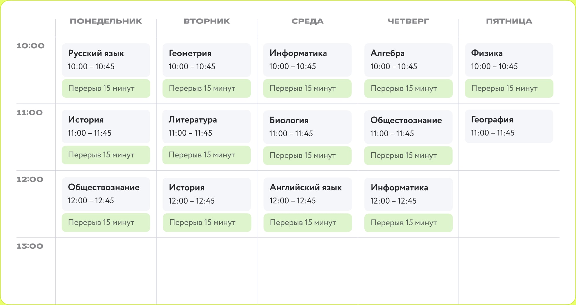 Обучение онлайн пятый класс в школе