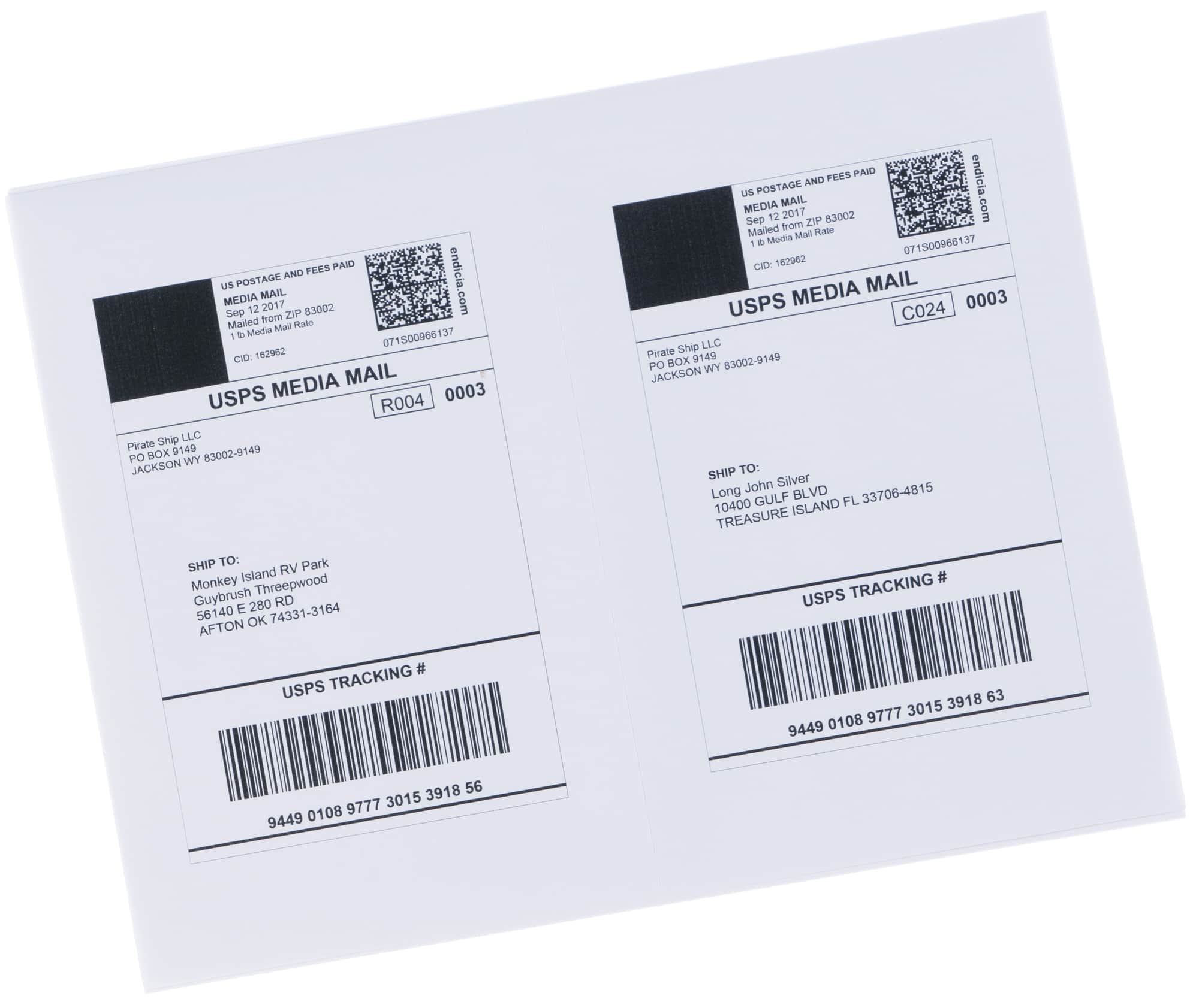 USPS Media Mail Pirate Ship