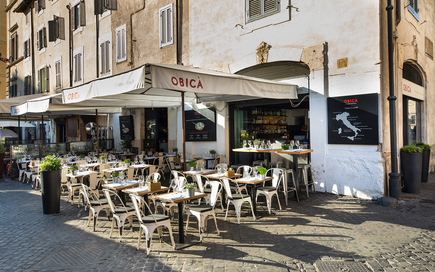 Obicà Mozzarella Bar Ristorante e Pizzeria a Campo dei Fiori a Roma