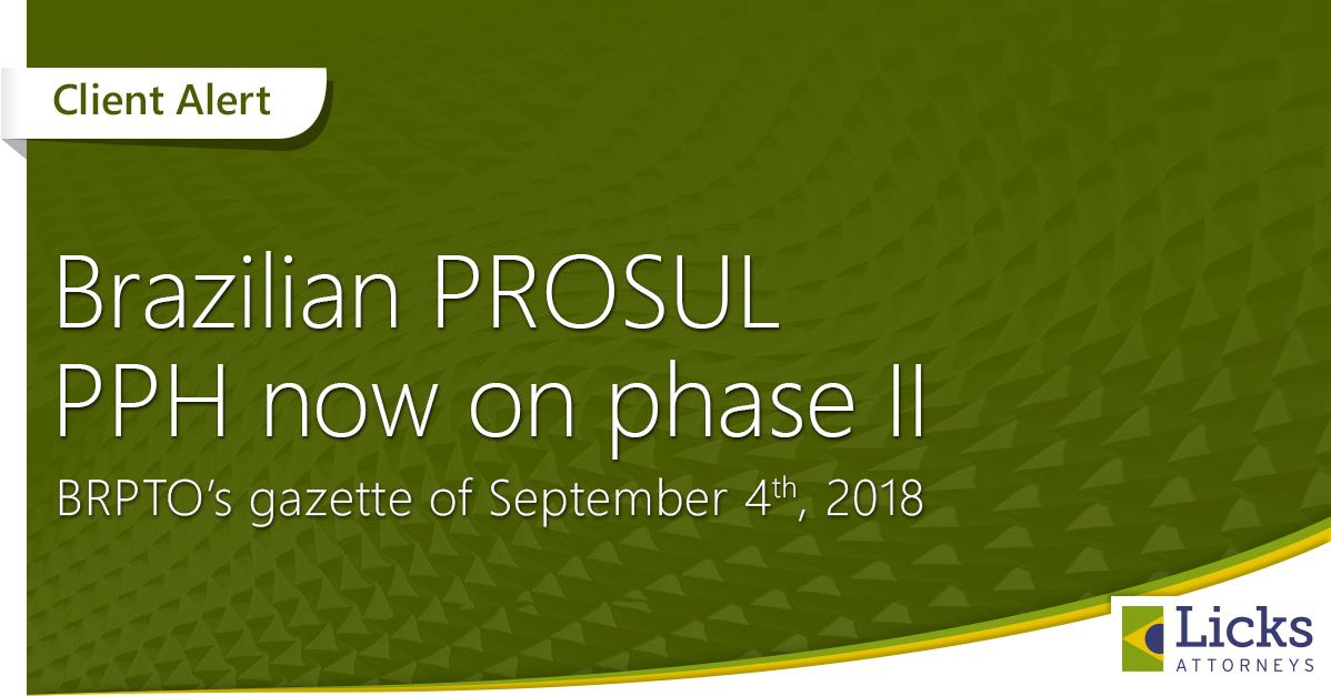 Brazilian PROSUL PPH now on phase II