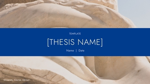 Master Thesis Presentation Template