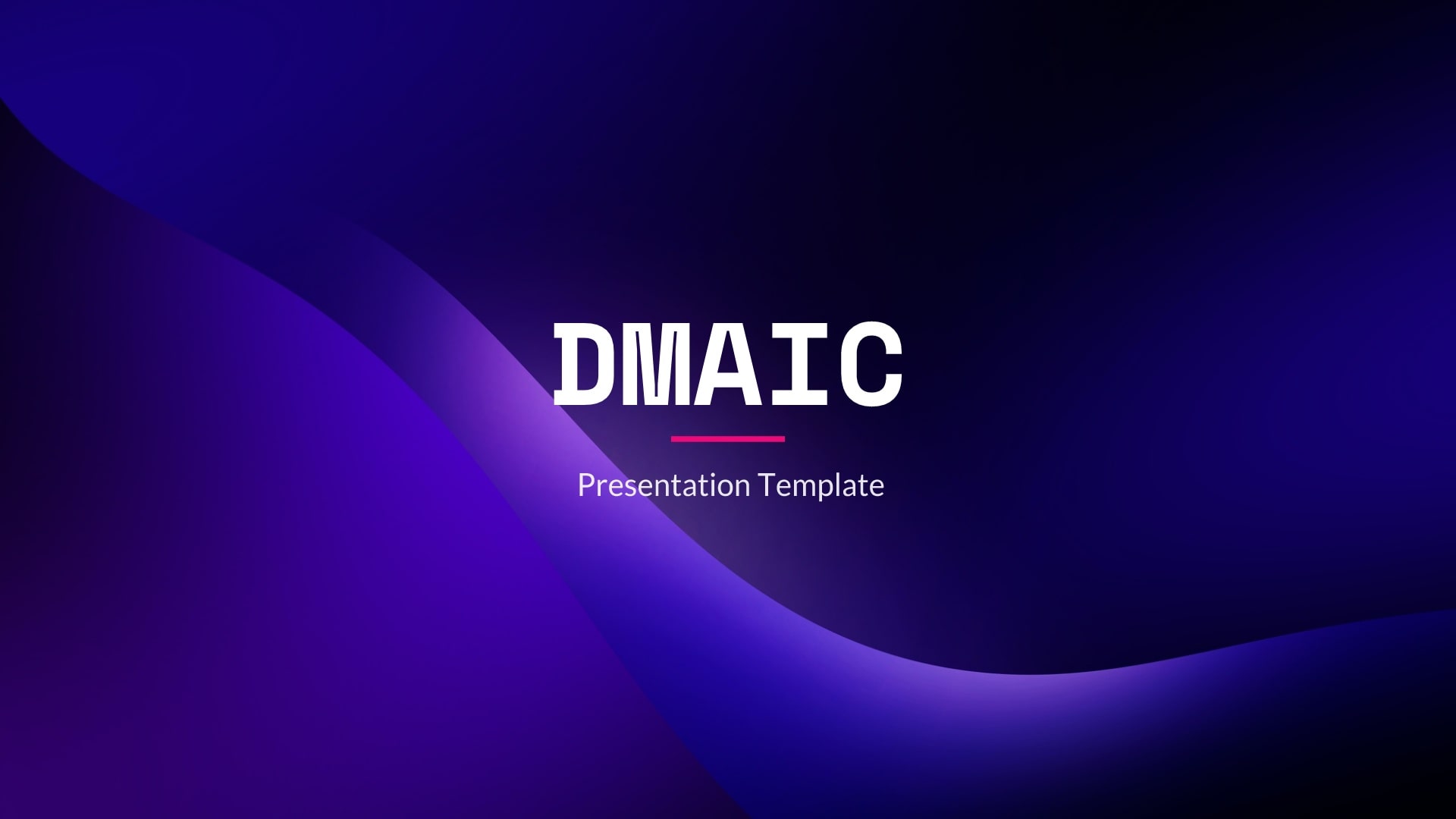 DMAIC Presentation Template