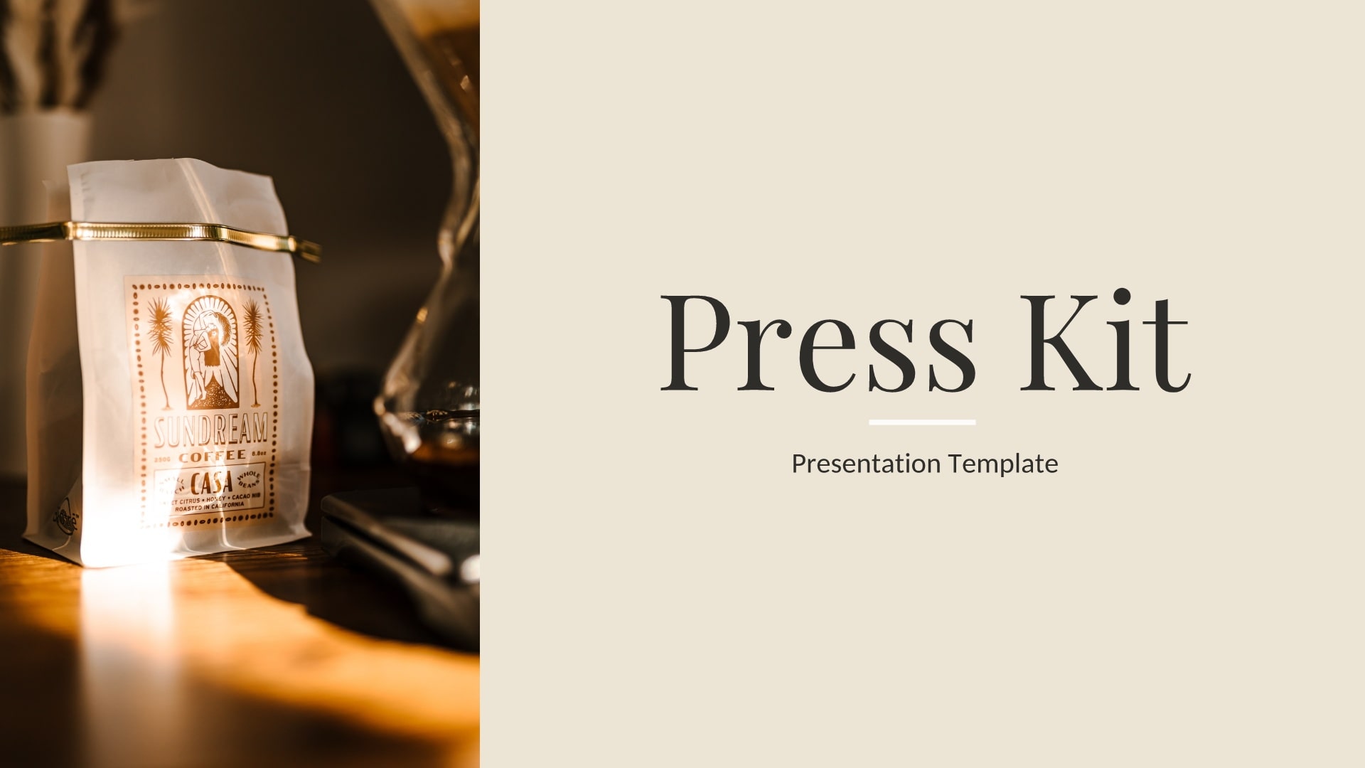 Press Kit Presentation Template