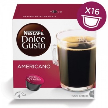 Americano в капсулах для кофемашин Nescafe Dolce Gusto
