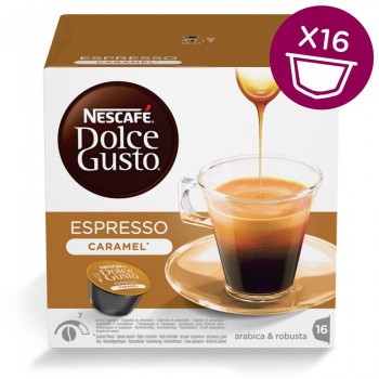 Espresso Caramel в капсулах для кофемашин Nescafe Dolce Gusto