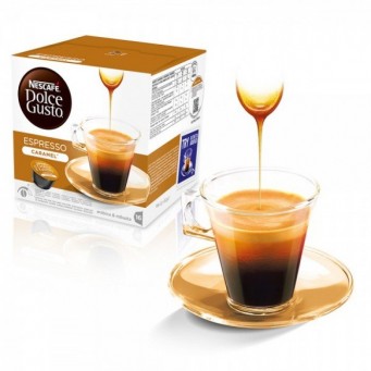 Espresso Caramel в капсулах для кофемашин Nescafe Dolce Gusto