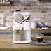 Живое фото капсульной кофемашины Delonghi Lattissima One EN 500 W Silky White