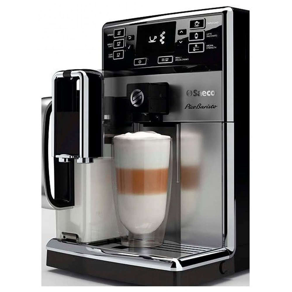 Кофемашина автоматическая зерновая Saeco HD 8928 PicoBaristo фото спереди
