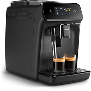 Одновременное приготовление двух чашек в кофемашине Philips EP1220 Series 1200