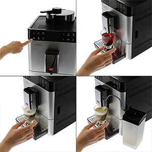 10 встроенных рецептов в кофемашине Melitta Caffeo Varianza CSP