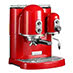 Кофеварка рожковая KitchenAid 5KES2102.R цвет красный фото сбоку