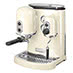 Кофеварка рожковая KitchenAid 5KES2102.C цвет кремовый фото вид сбоку