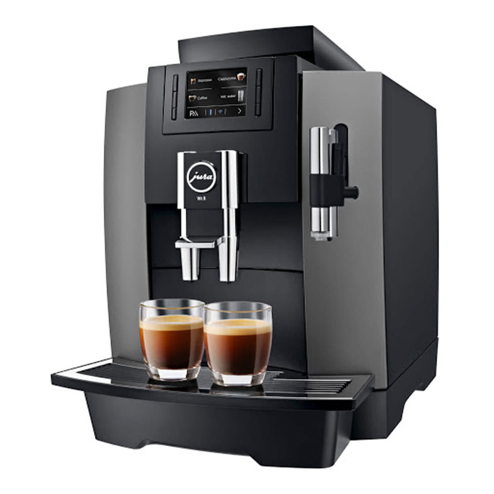 Jura WE8 Dark Inox фото вид спереди