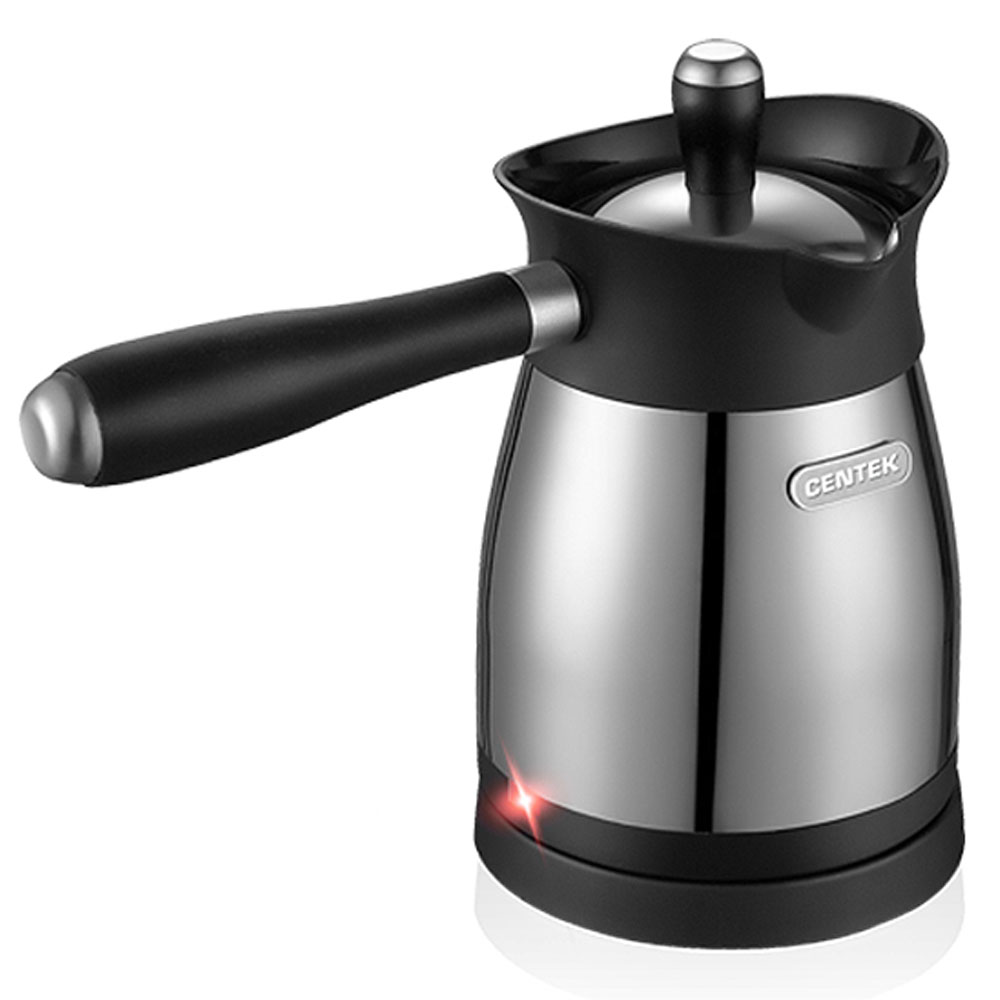 Кофеварка CENTEK CT-1080.S фото вид сбоку