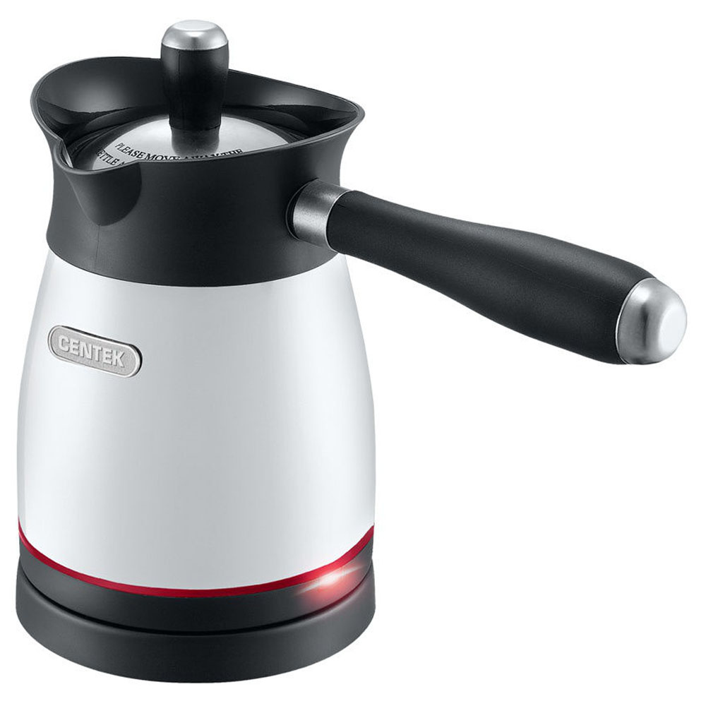 Кофеварка CENTEK CT-1080.W фото вид сбоку