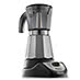 Кофеварка De'Longhi Alicia EMKM 6 цвет черный фото вид сбоку