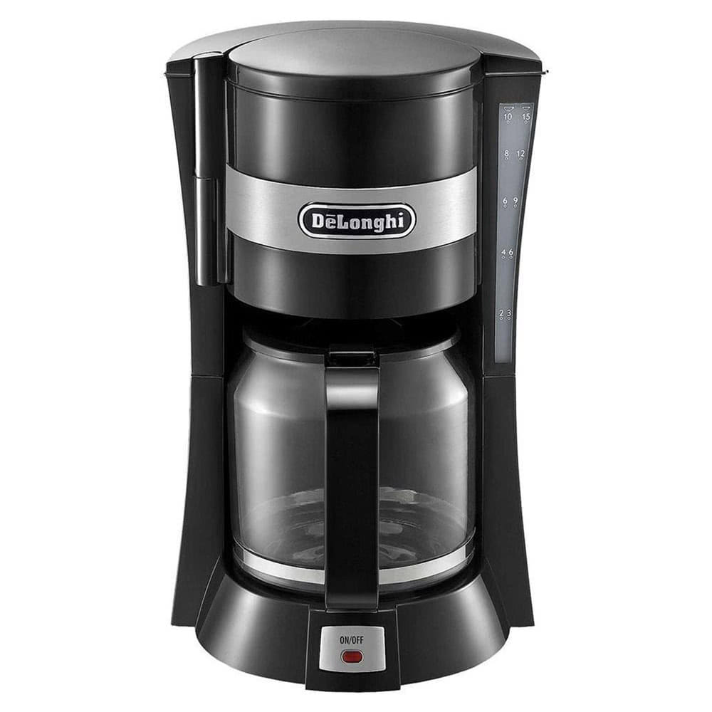 Кофеварка De'Longhi ICM 15210 цвет черный фото вид спереди