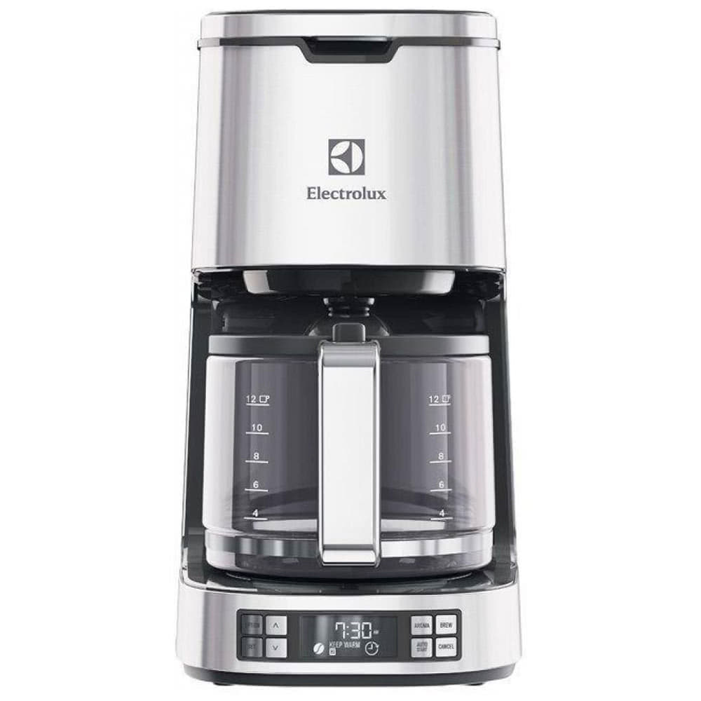 Кофеварка Electrolux EKF7800 цвет серебристый фото вид спереди