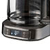 Кофеварка Electrolux EKF7800 цвет серебристый фото управление