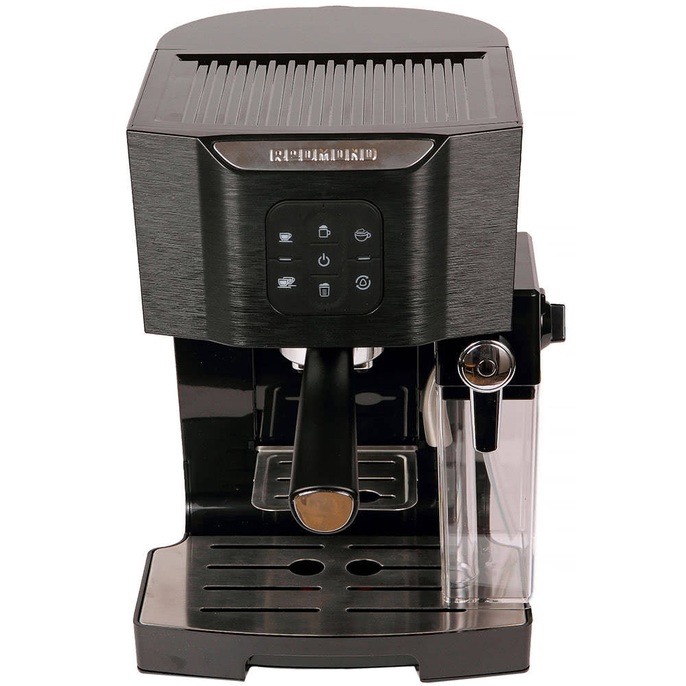 Кофеварка рожковая REDMOND RCM-1511 цвет черный фото вид спереди