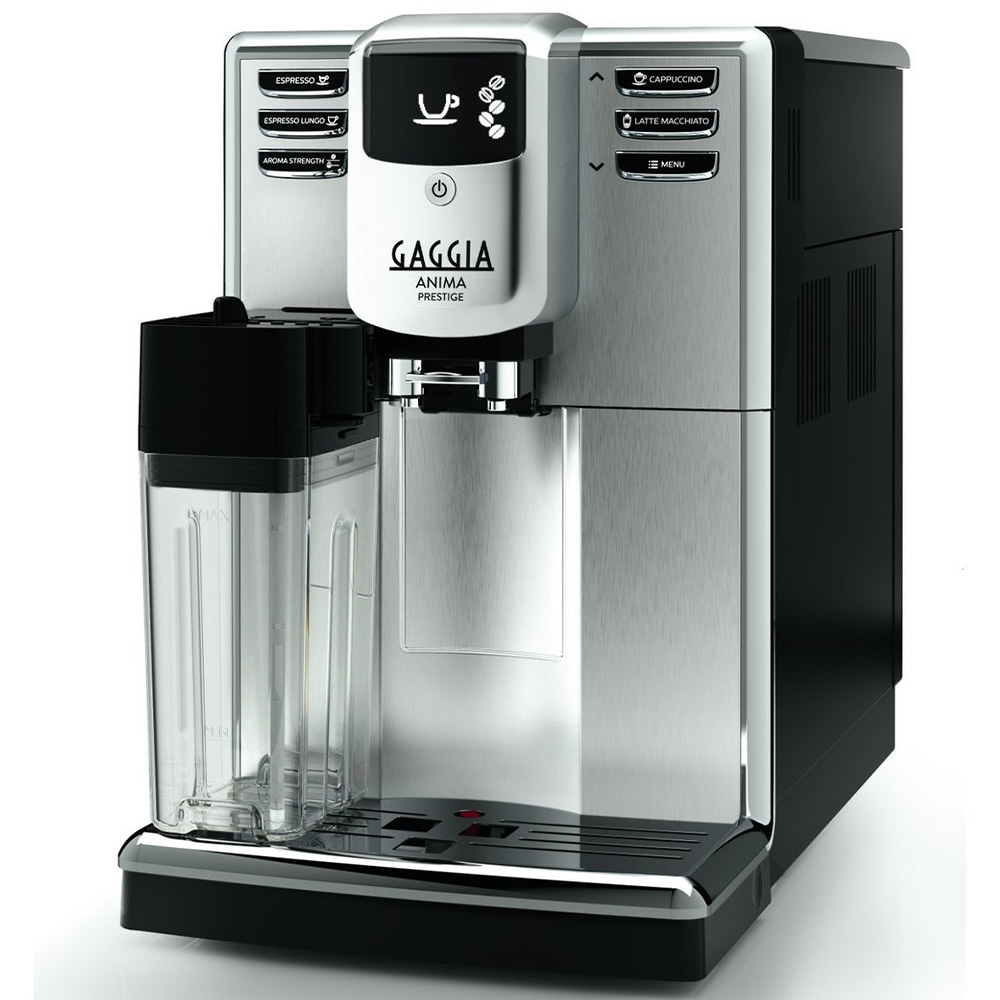 Кофемашина автоматическая зерновая Gaggia Anima Prestige OTC цвет серебристый фото вид сбоку