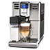 Кофемашина автоматическая зерновая Gaggia Anima Prestige OTC цвет серебристый фото вид сбоку с кофе