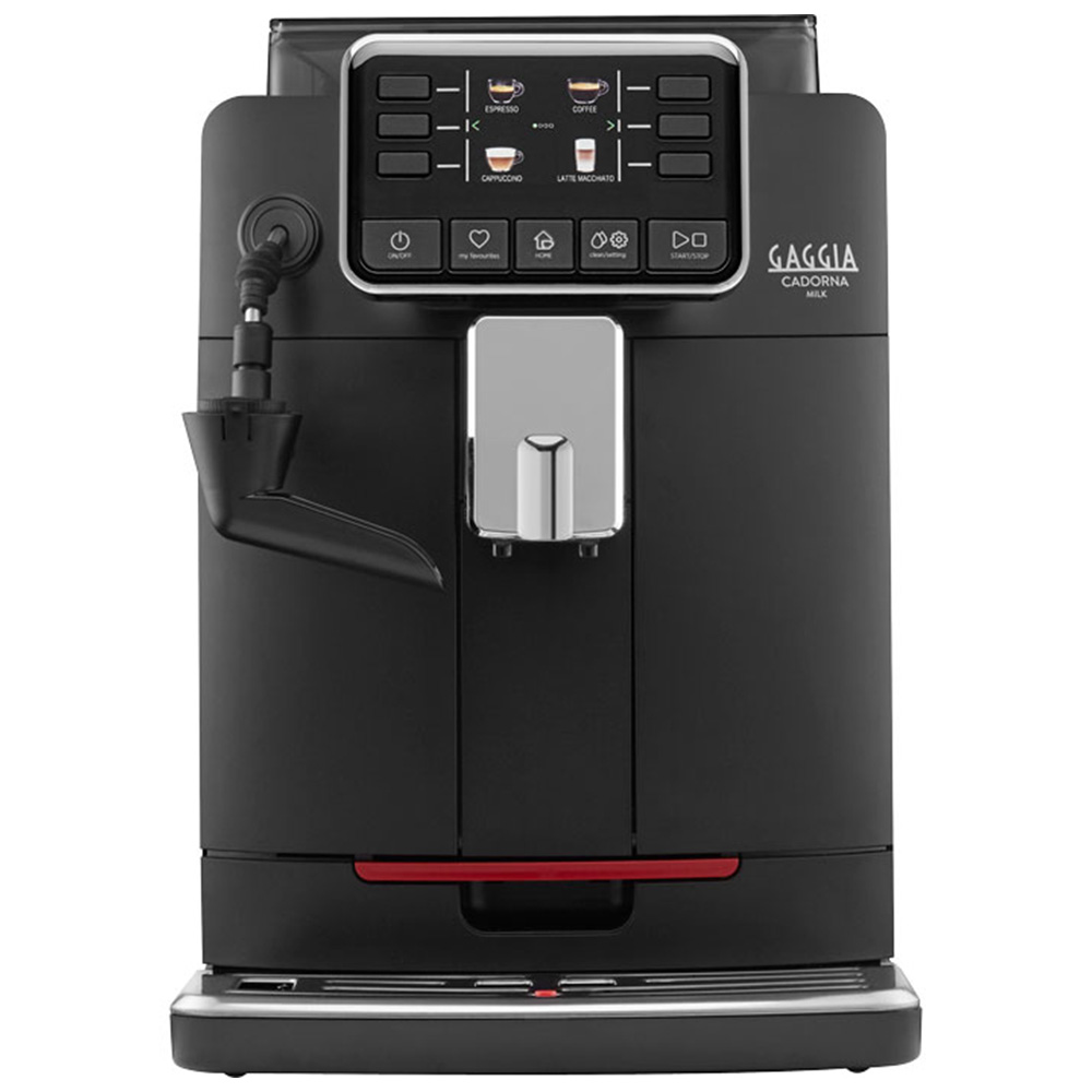 Кофемашина автоматическая зерновая Gaggia Cadorna Milk Black цвет черный фото вид спереди
